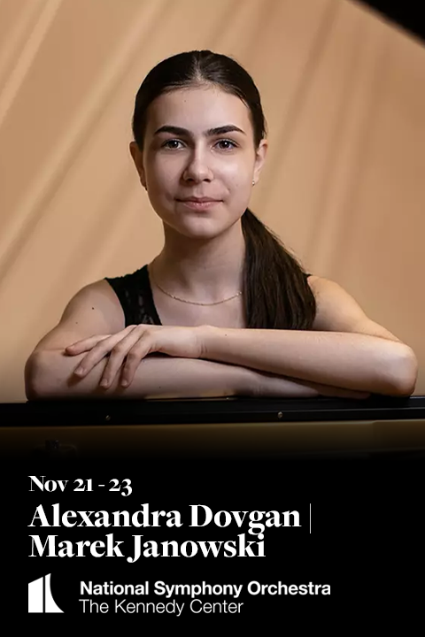 Alexandra Dovgan plays Schumann’s Piano Concerto | Marek Janowski conducts Bruckner’s Fourth show poster