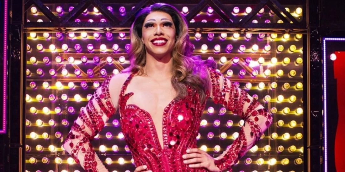 Callum Francis as Lola in Kinky Boots