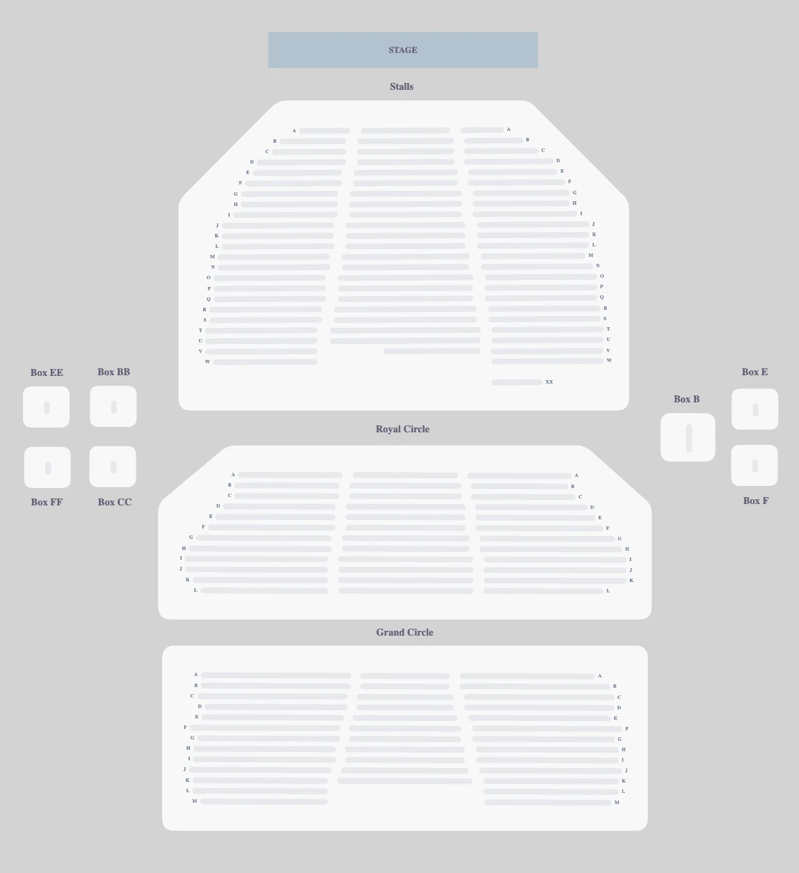 London Palladium seating plan