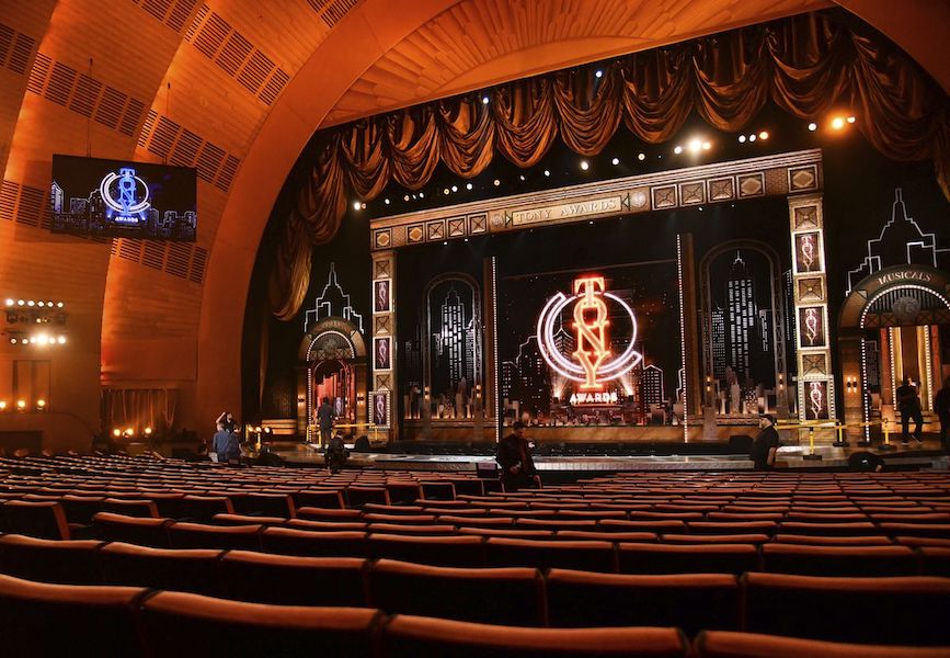 Where are the tony awards being held tonight