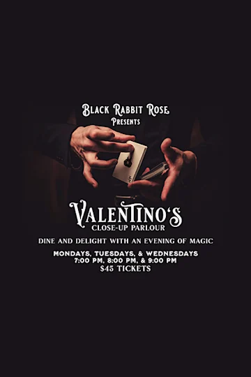 Magic Dine & Delight: Valentino's Close-Up Parlour Tickets
