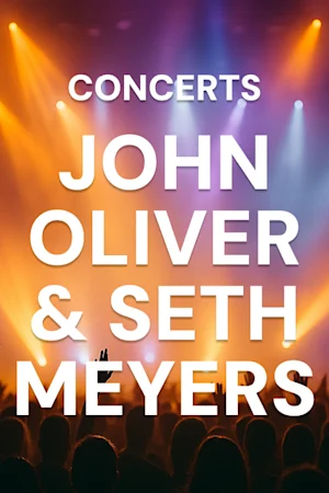 John Oliver & Seth Meyers in New York City