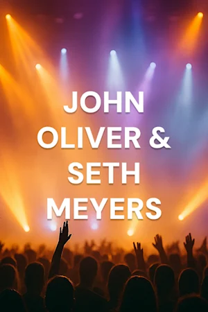 John Oliver & Seth Meyers in New York City