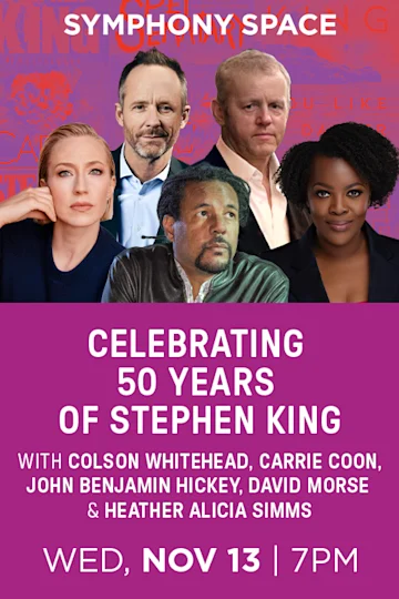 Selected Shorts: Celebrating 50 Years of Stephen King with Colson Whitehead Tickets