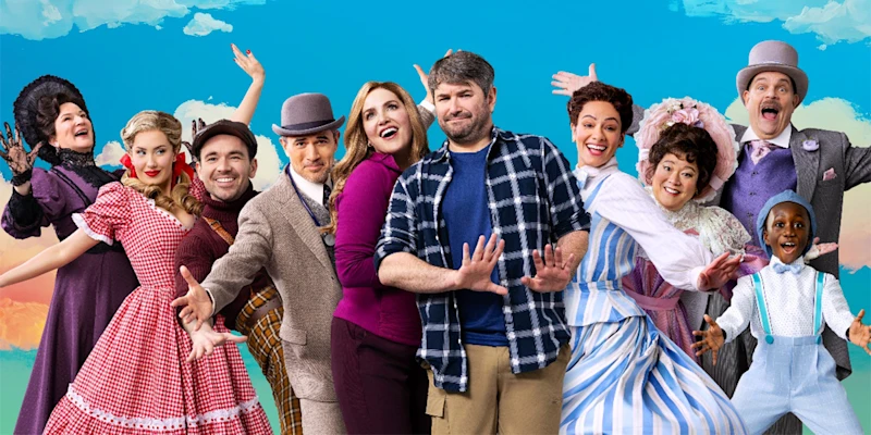 Ana Gasteyer and the cast of Schmigadoon!
