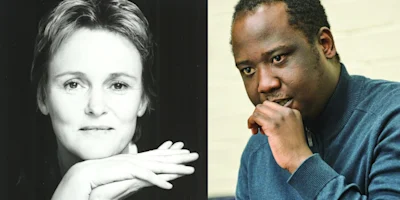 Photo credit: Shelagh Stephenson and Mufaro Makubika (Photos courtesy of Hampstead Theatre)