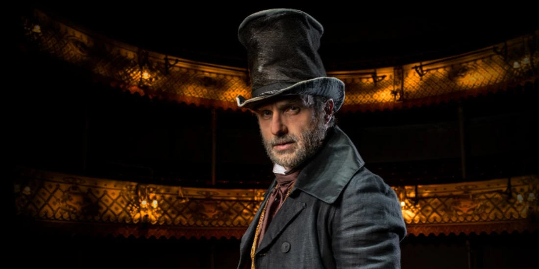 Photo credit: Andrew Lincoln as Ebenezer Scrooge (Photo by The Old Vic)