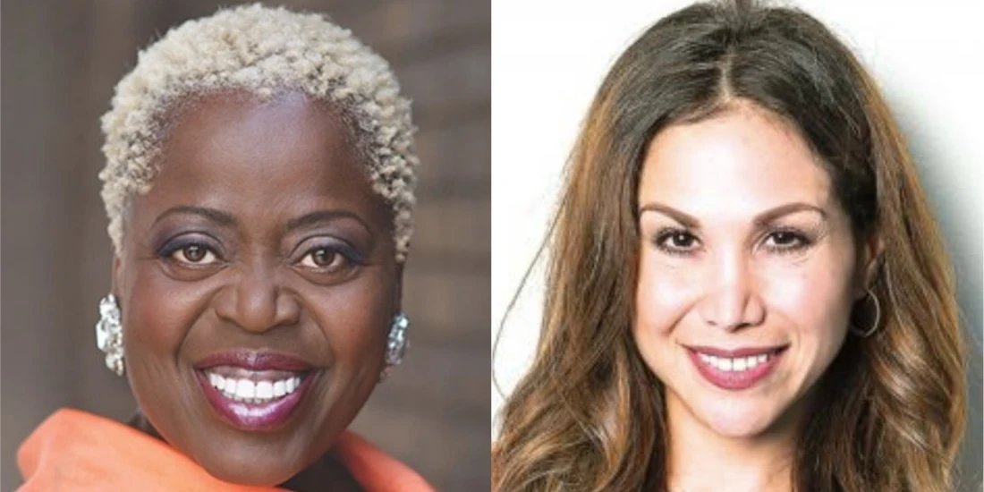 Lillias White and Bianca Marroquin