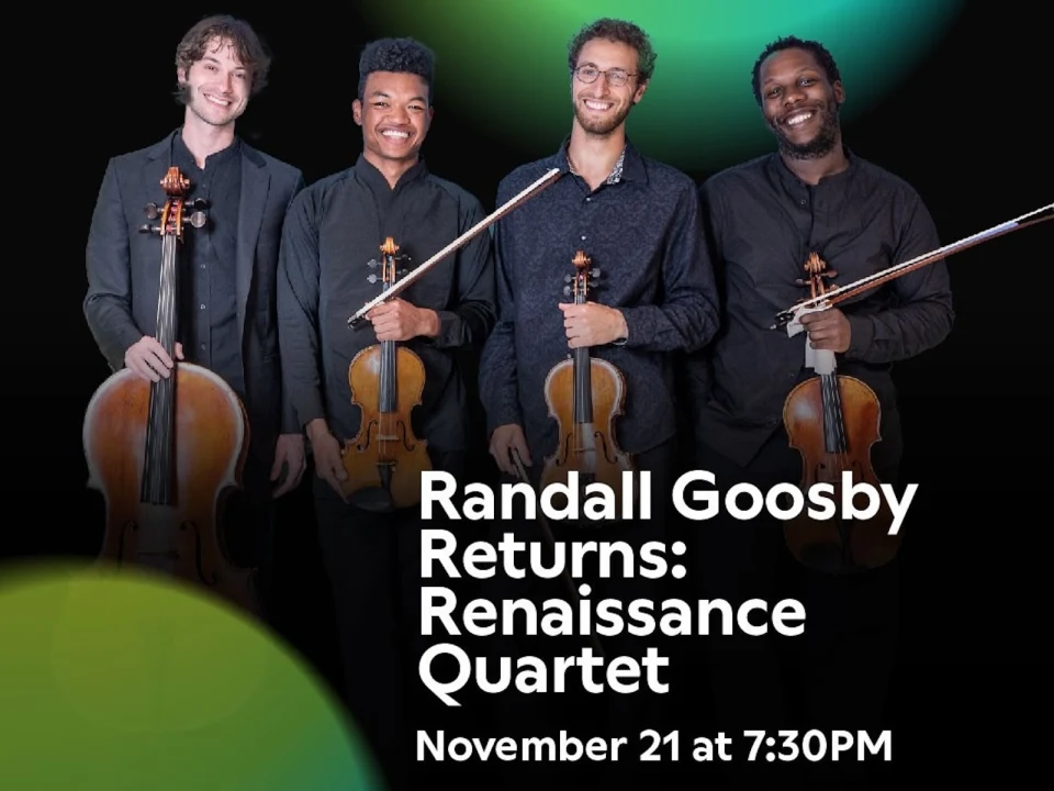 Randall Goosby Returns: Renaissance Quartet: What to expect - 1