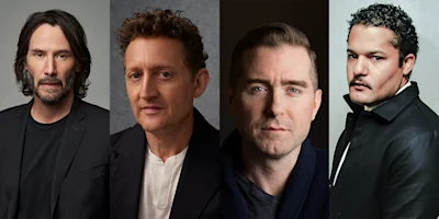 Four men are shown in a composite image, each facing forward with neutral expressions, against plain or softly textured backgrounds.