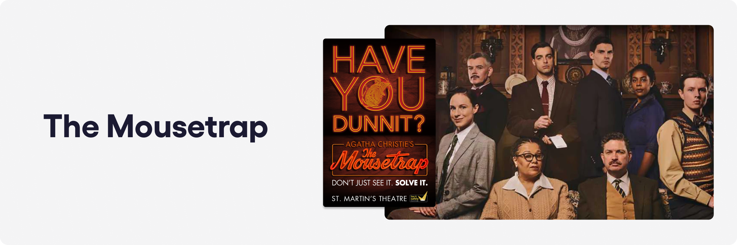Recommended Shows - The Mousetrap