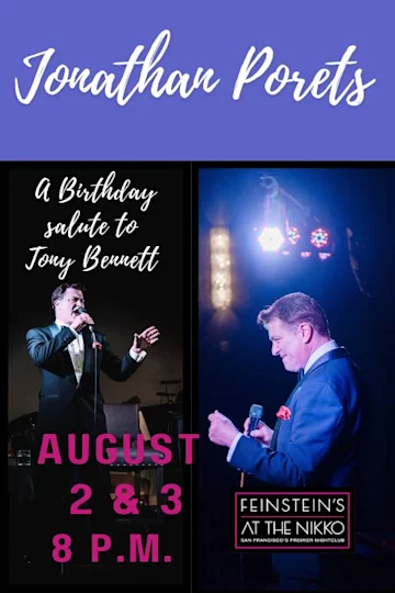 Jonathan Poretz Presents – Totally Tony: A Birthday Salute To Tony Bennett Tickets