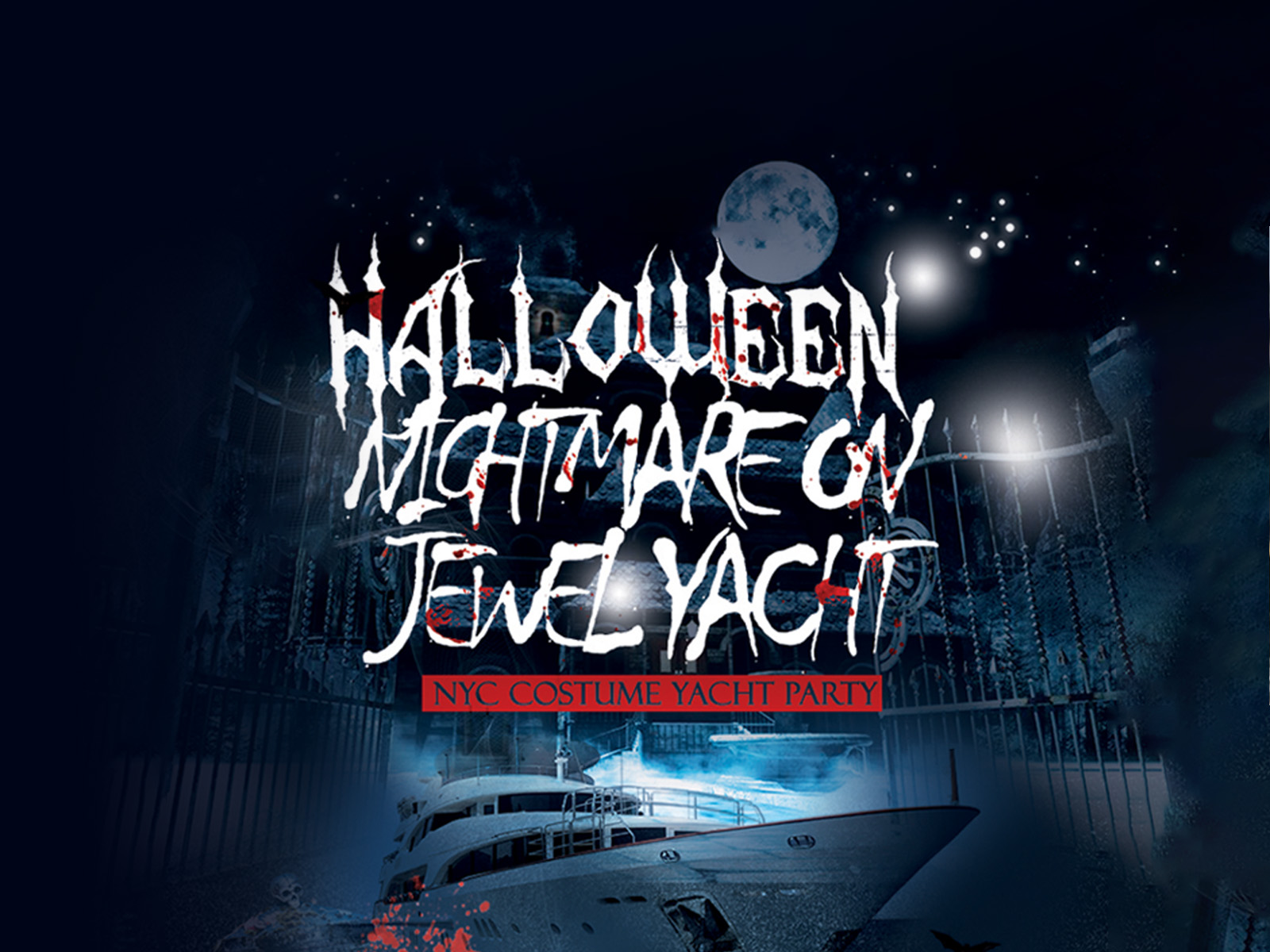 Halloween NYC Costume Jewel Yacht Party Cruise Tickets New York