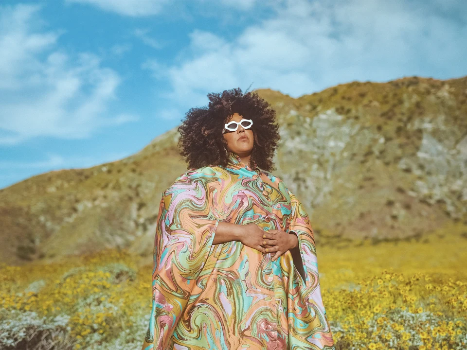 Production shot of Out & About Festival in Vienna, with Brittany Howard.