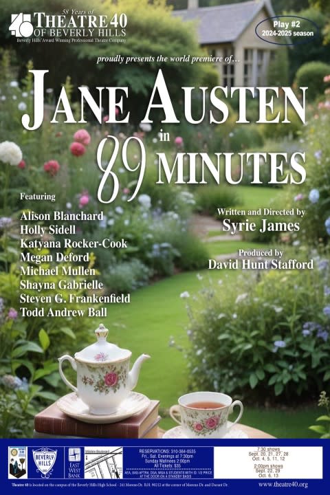 Jane Austen in 89 Minutes by Syrie James in Los Angeles