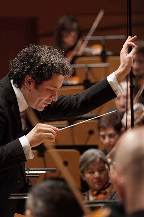 Ortiz and Piazzolla with Dudamel show poster