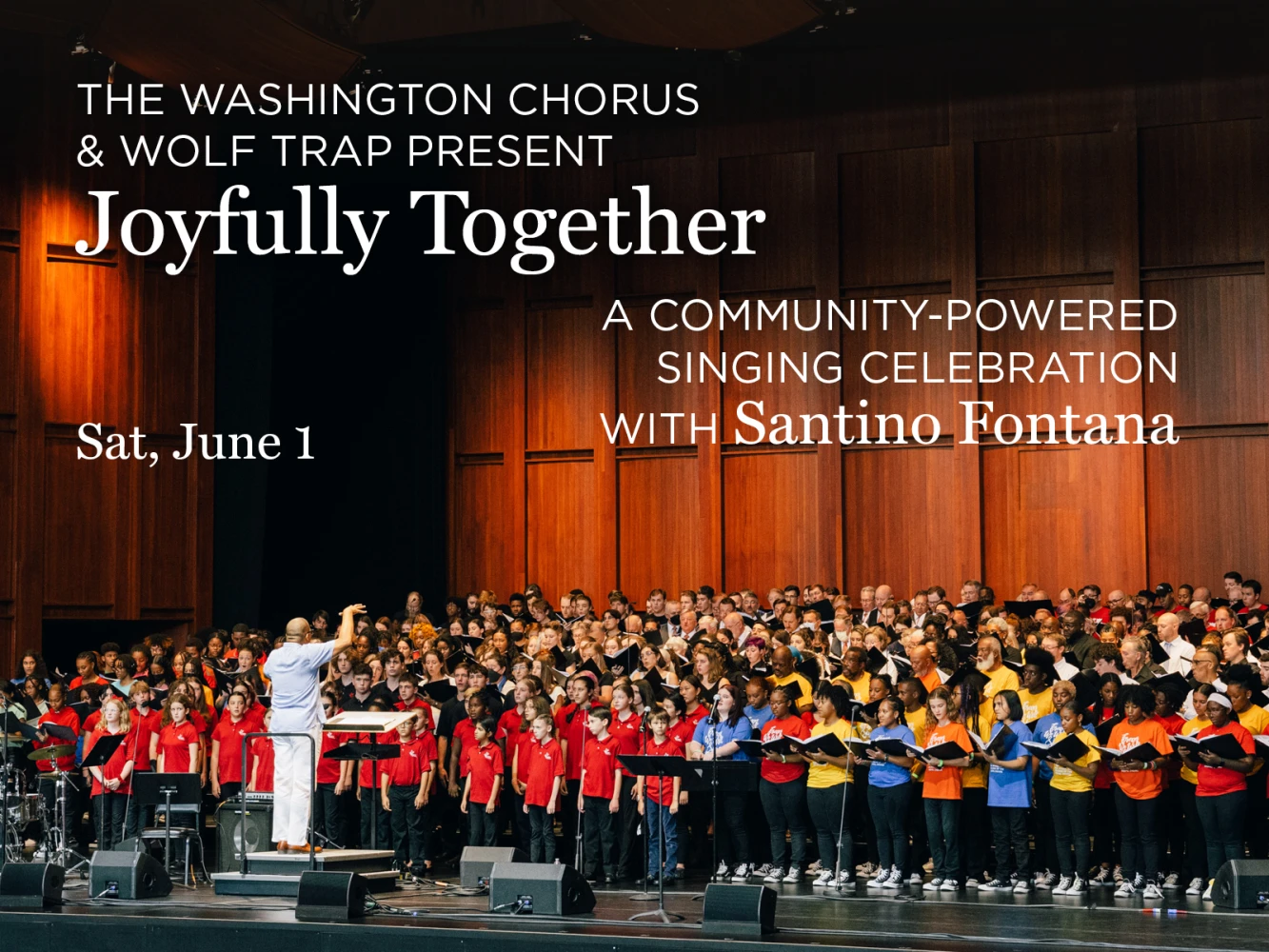 Joyfully Together: A Community-Powered Singing Celebration with Santino Fontana: What to expect - 2