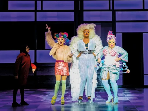 Production shot of Everybody's Talking About Jamie in San Francisco