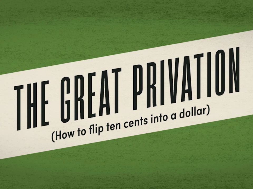 The Great Privation: What to expect - 1