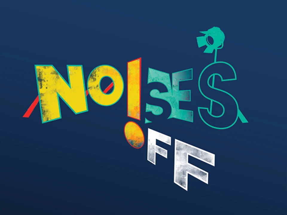 Poster image of Noises Off in Chicago.