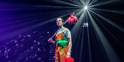 Lawrence Hodgson-Mullings in Dick Whittington at the National Theatre (Photo by The Other Richard)