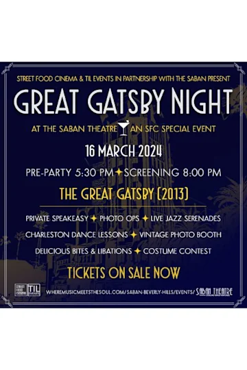 Great Gatsby Night Tickets