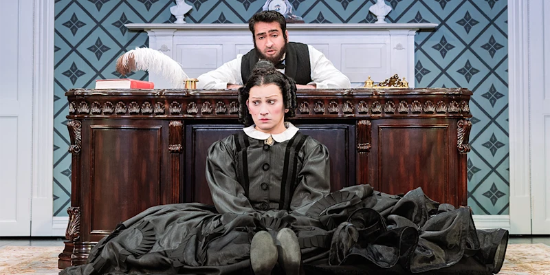 Jinkx Monsoon, Kumail Nanjiani, and Michael Urie in Oh, Mary!