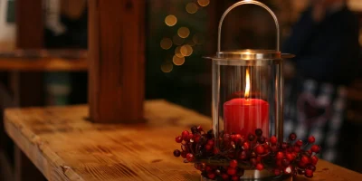 Photo credit: Christmas candle (Photo by Mariana B. on Unsplash)