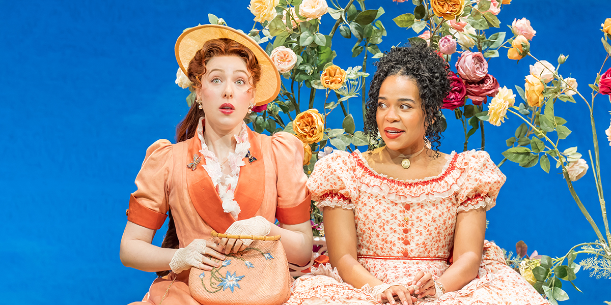 Kitty Hawthorne and Jessica Whitehurst 1200 LT in West End transfer of The Importance of Being Earnest © Marc Brenner