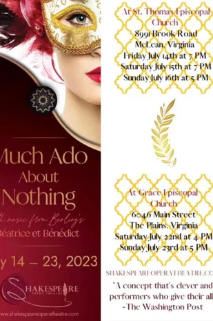 Shakespeare's "Much Ado About Nothing" with Berlioz's Béatrice et Bénédict Tickets
