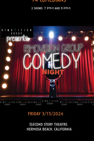 RimoVision Comedy Night: 14 Comedians, One Night, Much Laughter! Tickets