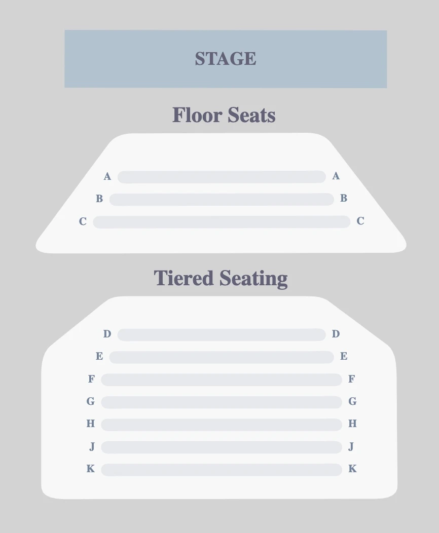 The Marjorie S. Deane Little Theater seating plan