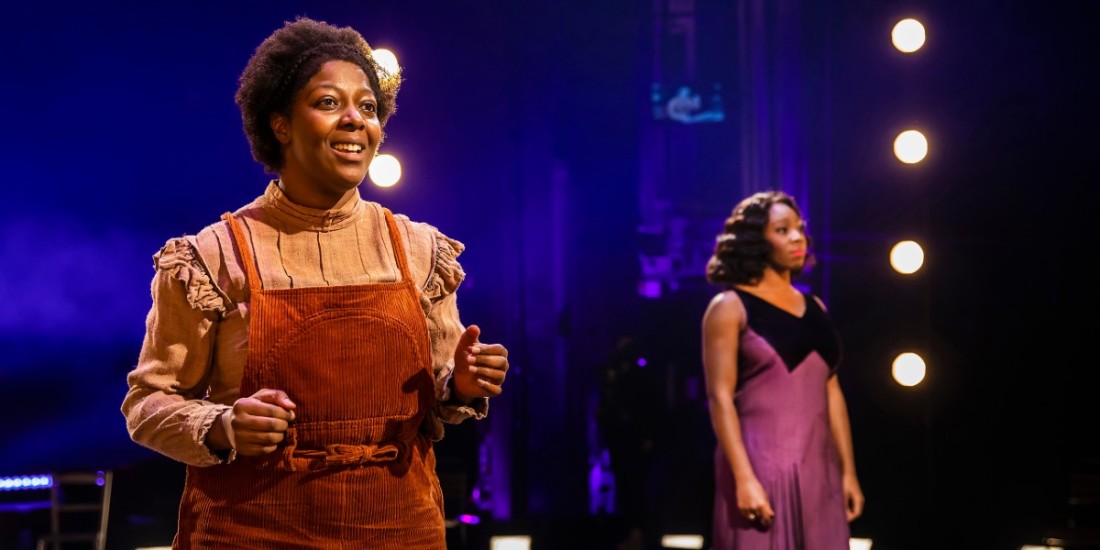 T'Shan Williams and Carly Mercedes Dyer in The Color Purple (Photo by Pamela Raith)