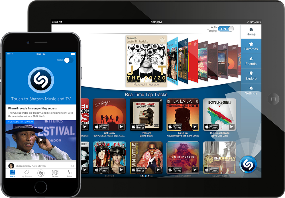 Shazam mobile screenshot