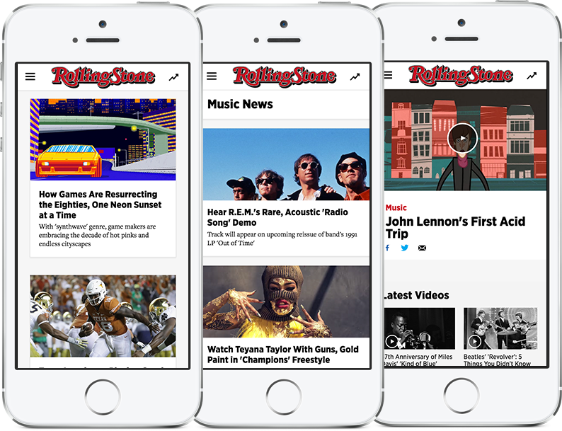 Wenner Media : Rolling Stone のモバイル版