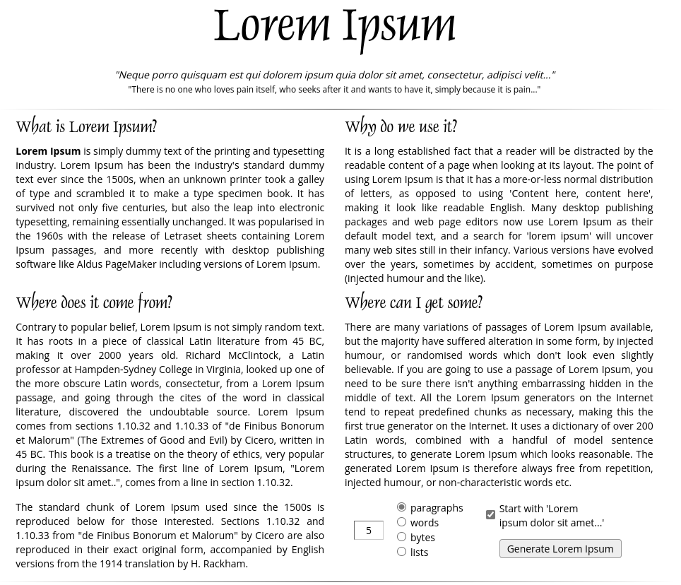 Lorem Ipsum