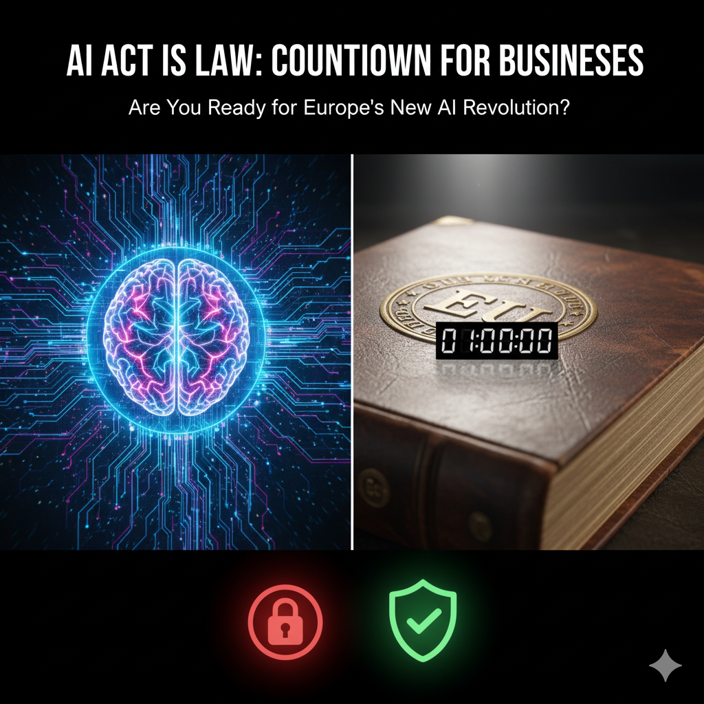 L'AI Act è Legge: Conto alla Rovescia per le Aziende. Sei Pronto a Rispettare le Nuove Regole?