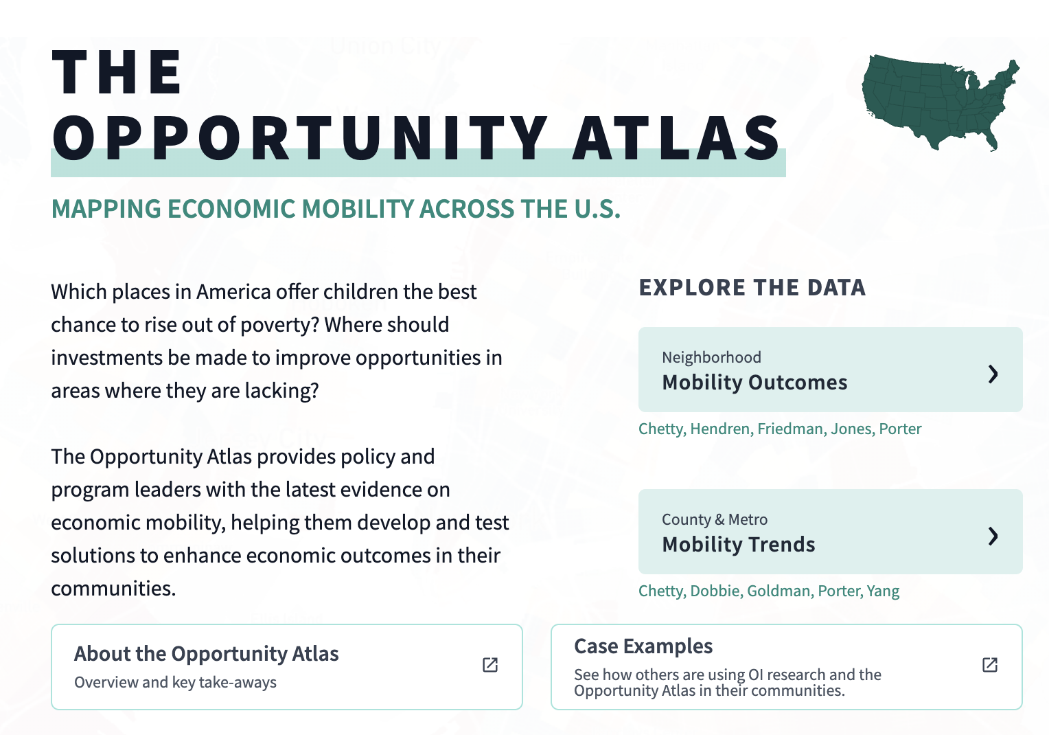 The Opportunity Atlas