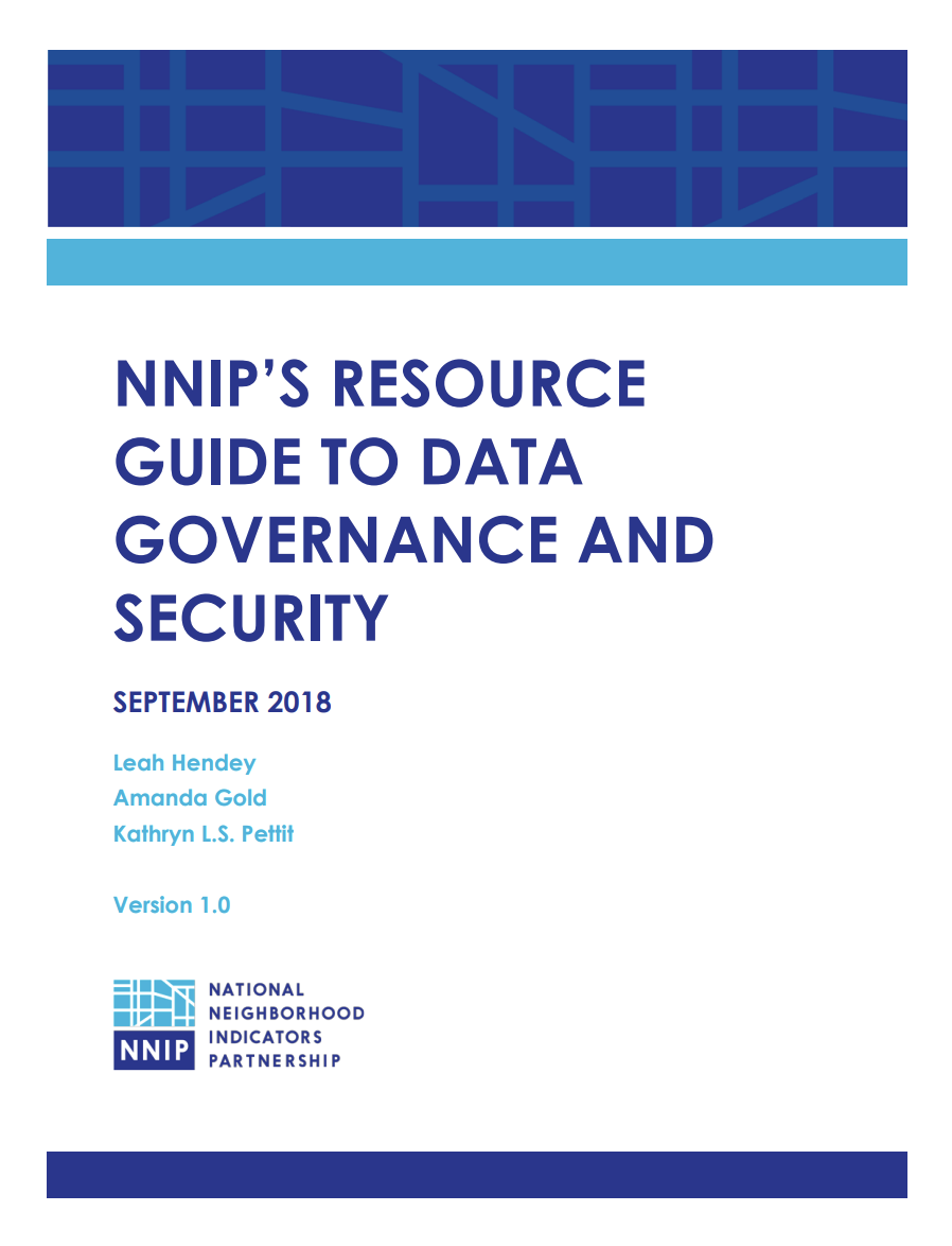 NNIP’s Resource Guide to Data Governance and Security