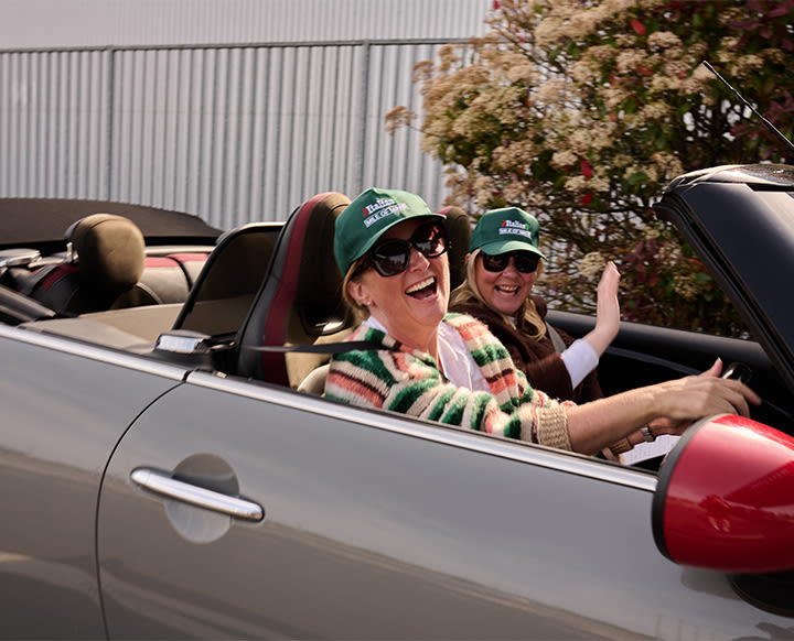 Happy womens in a MINI Convertible