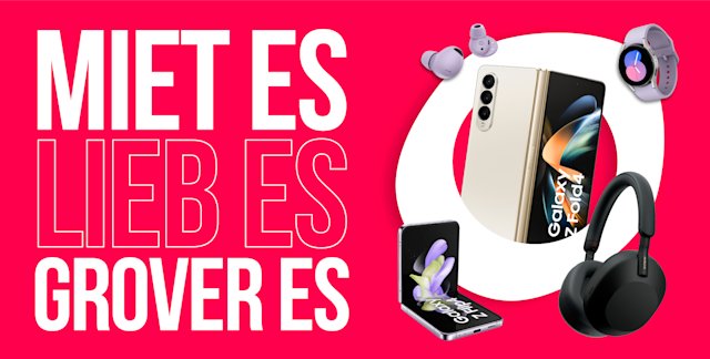 TechProdukte flexibel mieten mit Grover