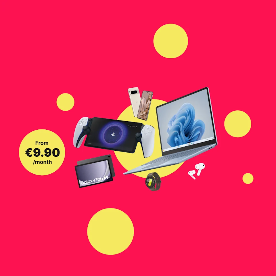 Rent Smartphones Online from €10.90 per month