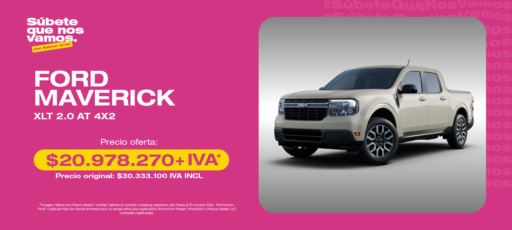 SI | Promocion Ford Maverick 4x2