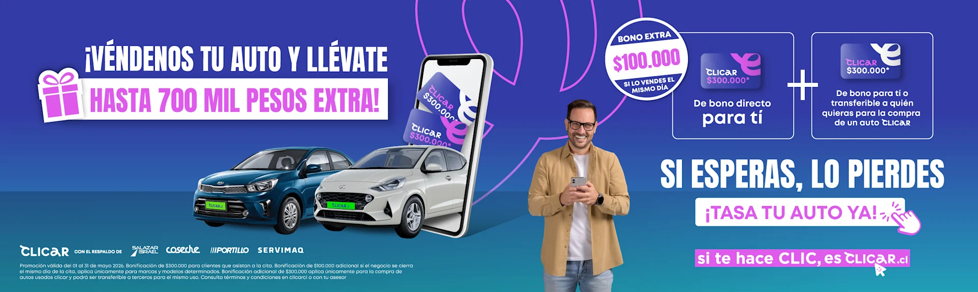 VENDENOS TU AUTO Y REGALA_WEB Big Banner CLICAR 2460 x 735.jpg
