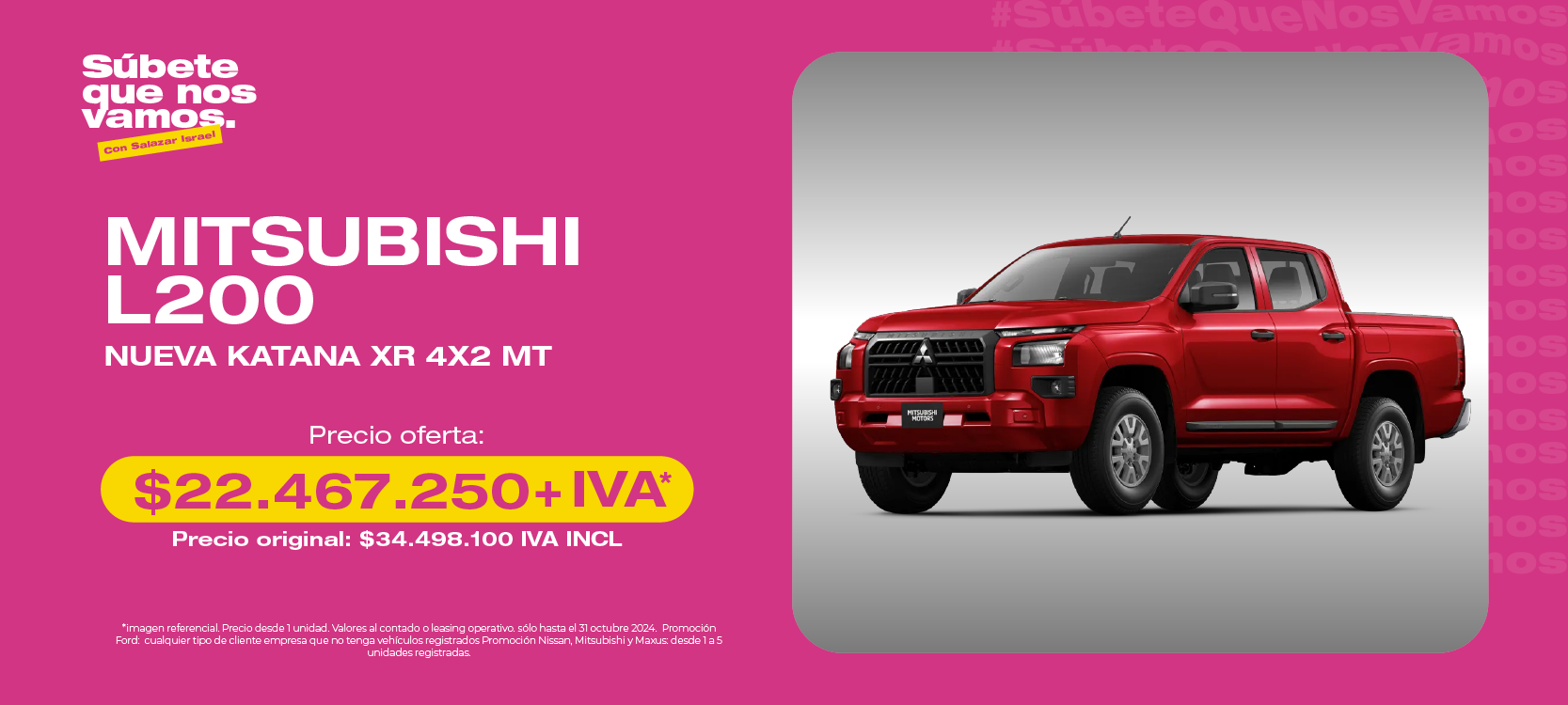 SI | Promocion Mitsubishi L200 4x2