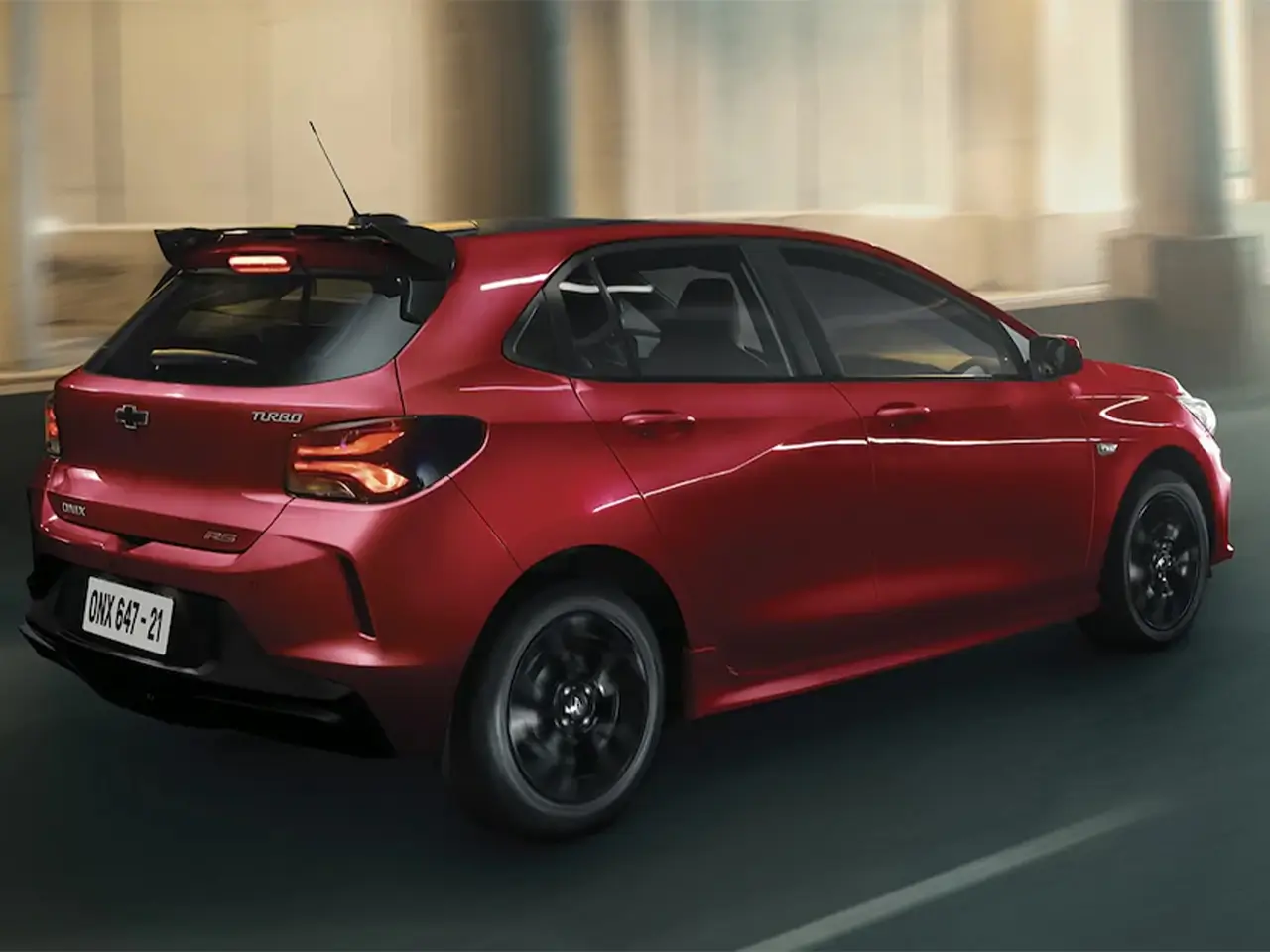 Chevrolet Onix Turbo RS hatchback deportivo 1.0T disponible en Coseche