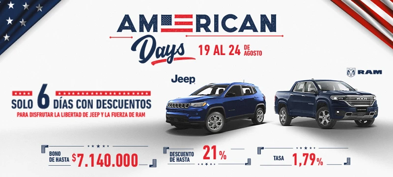 RAM - JEEP - AMERICAN DAYS