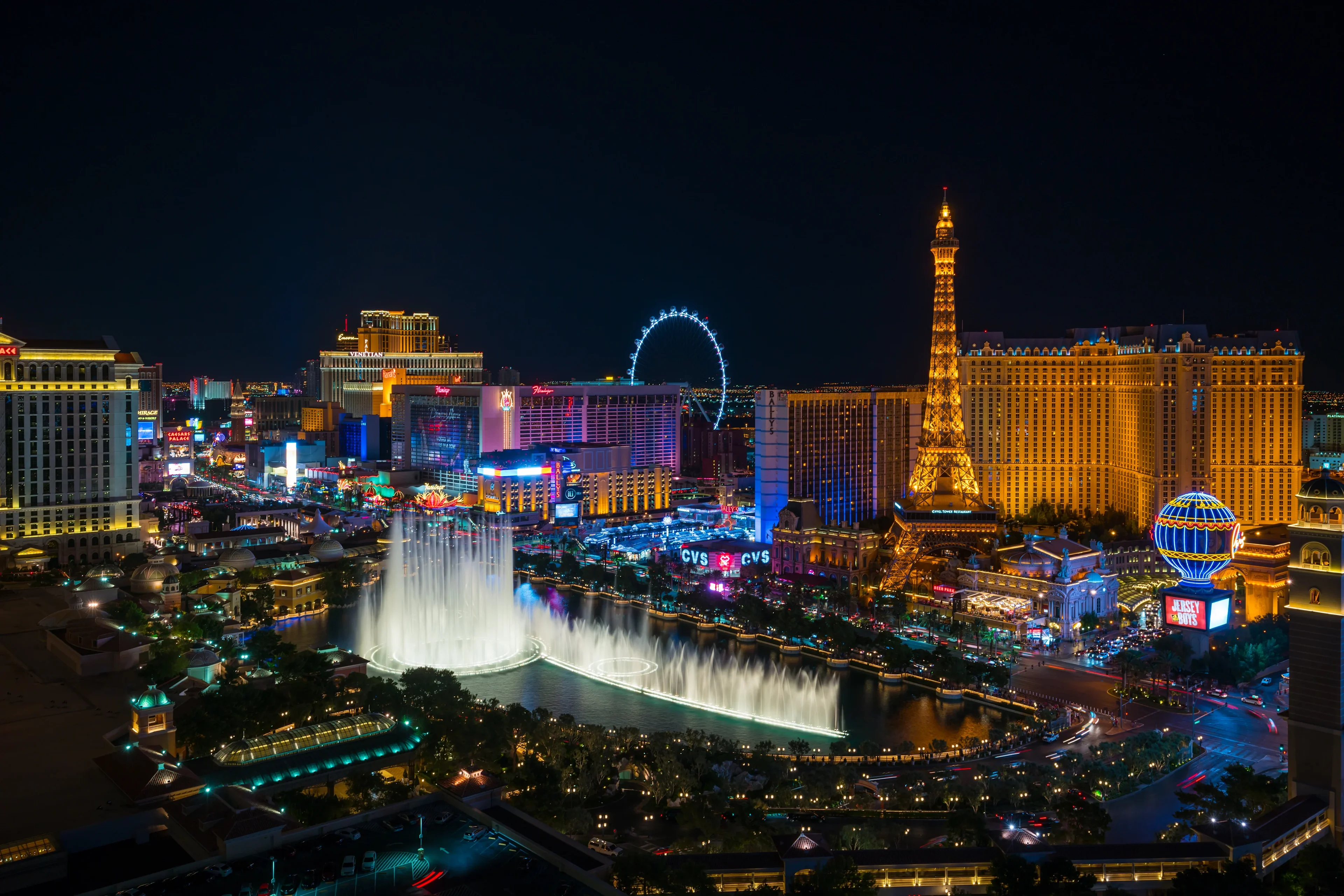 Las Vegas at night