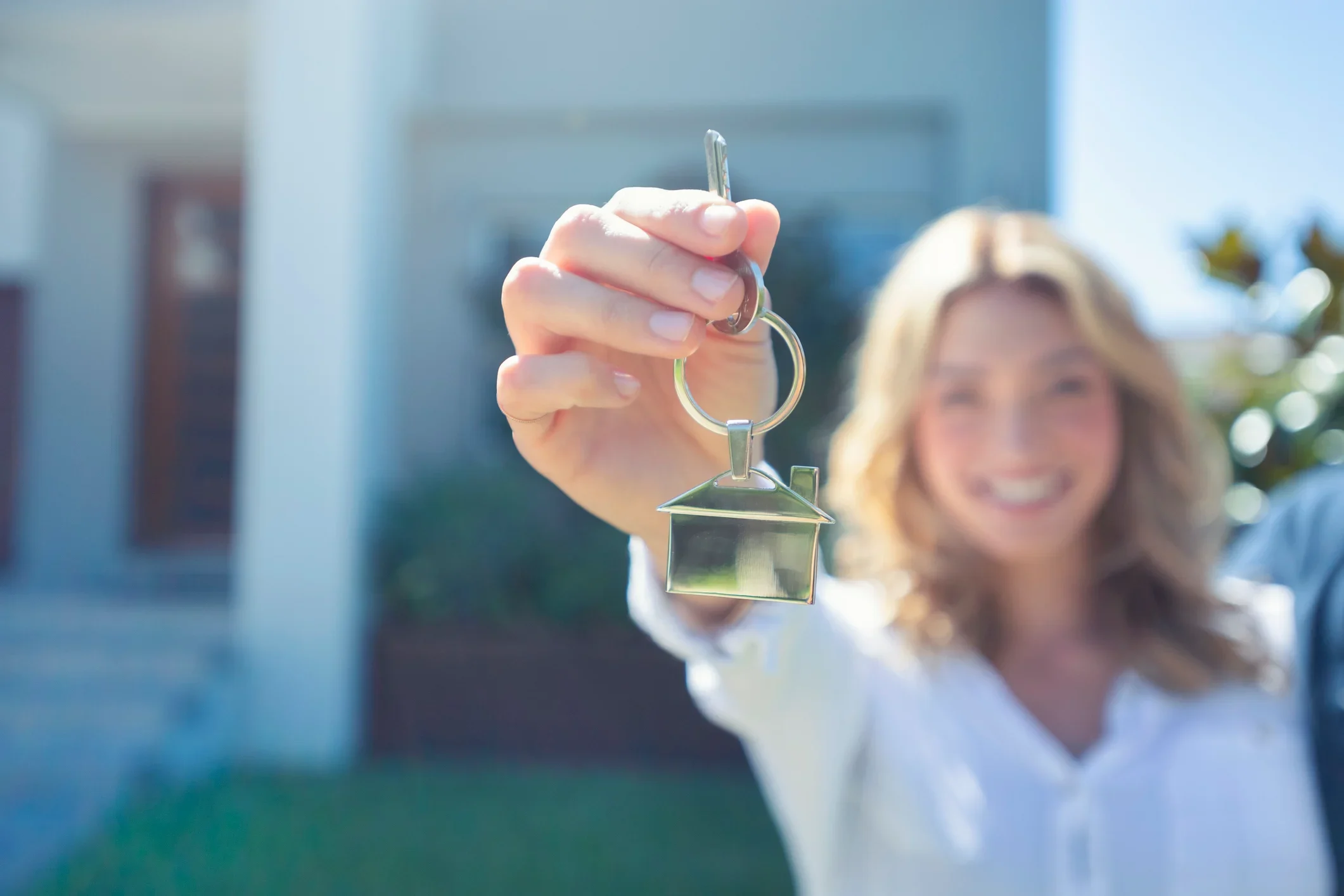 Holding House Key