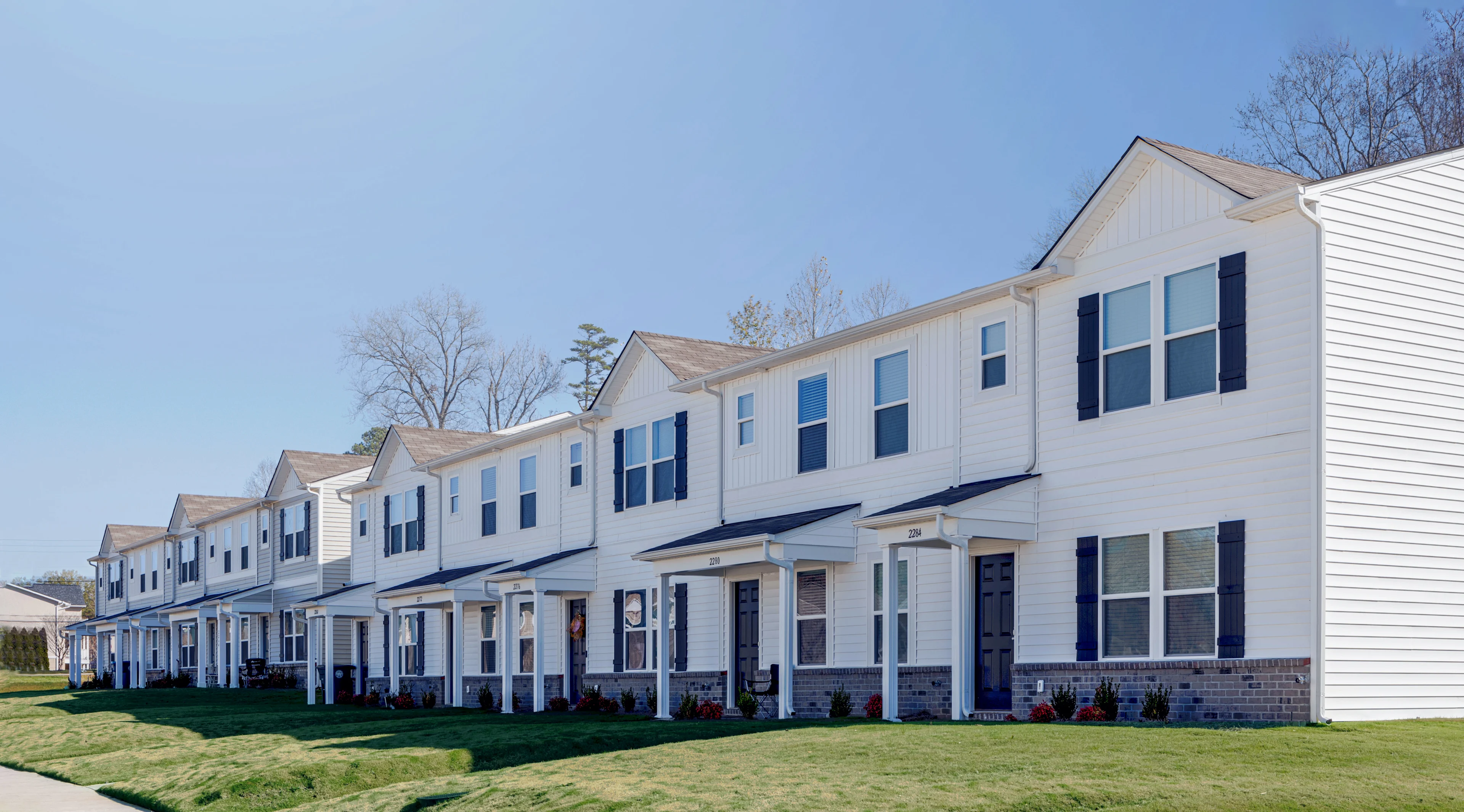 Row of Townhouses